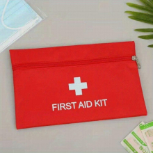 Portable First Aid Kit Pouch Medical Supplies Storage Bag Emergency Kit Organizer Bag For Home Office Outdoor Travel