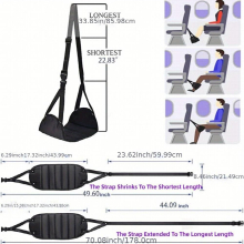 1PC Airplane Polyester Footrest Pedel Aircraft Travel Accessories Portable Airplane Hammock For Office Airplane & Home