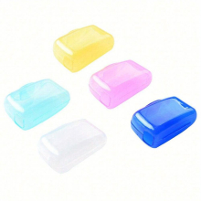 5 Pcs Mini Portable Toothbrush Cover Lightweight Travel Plastic Toothbrush Case Dustproof Travel Accessories Random