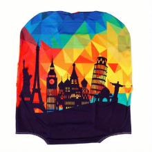 Cartoon Pattern Elastic Luggage Cover Protective Cover For Trunk Case Dustproof Cover