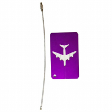 Aluminum Alloy Luggage Tag Metal Luggage Tag Hanging Tag Portable Luggage Boarding Tag