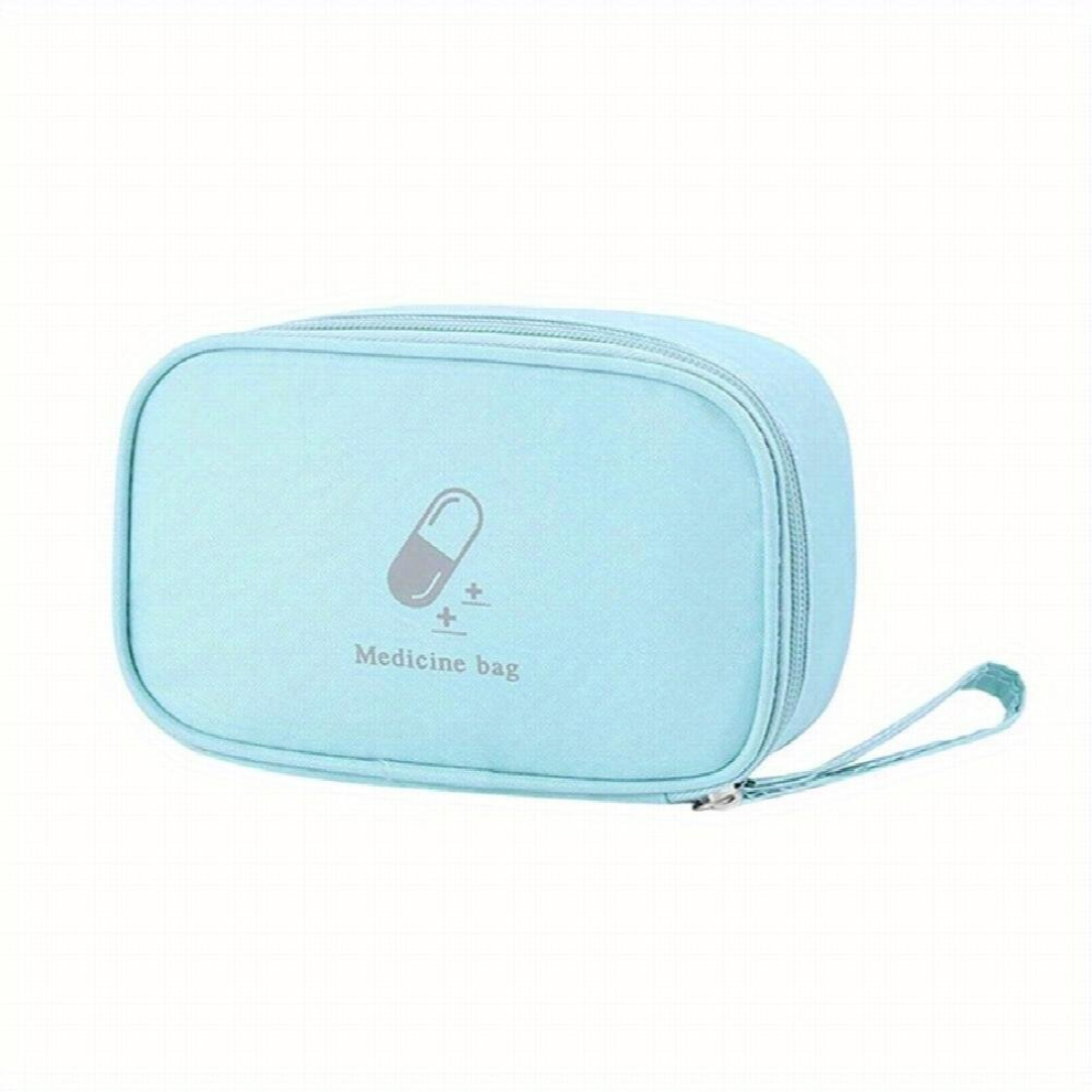 Minimalist Zipper Medicine Storage Bag Portable Travel First Aid Kit Lightweight Medical Emergency Bag