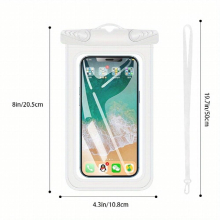 Waterproof Phone Bag Versatile Touch Screen Bag For Swimming Portable Hanging Bag