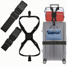 3 Pcs Luggage Straps Sets High Elastic Adjustable Luggage Straps Travel Accessories With Buckles For Baggage Handbag