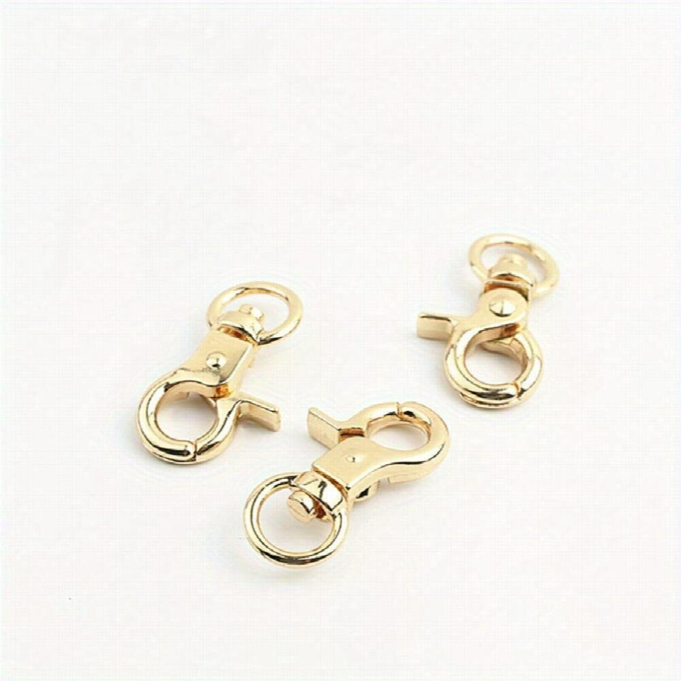 10Pcs 8Mm Metal Buckle Lobster Clasps Swivel Trigger Clip Snap Hooks Diy Key Ring & Hardware Accessories 885674686527