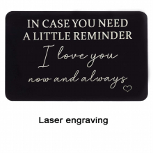 Creative Wallet Insert Engraved Gift For Him Gift Birthday Gift Partner Boyfriend Husband Hubby Gift