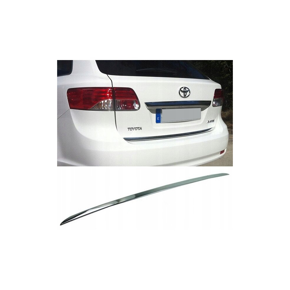 Chrome Trunk Trim - Tailgate Accent - Premium Car Rear Detail - Shine Enhancer Tuning - Toyota Avensis Iii Estate T27 4103237504993