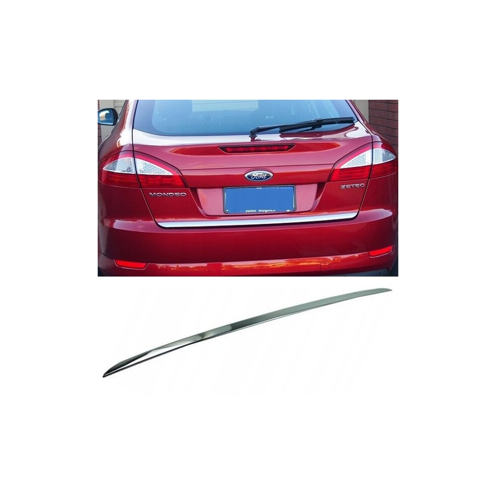 Chrome Trunk Trim - Tailgate Accent - Premium Car Rear Detail - Shine Enhancer Tuning Klapä Ford Mondeo Mk4 Saloon Hb 4114128306640