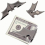 1pc Bat Shaped Magnetic Money Clip 4