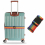 1 Pc Rainbow Pattern Bag Belt Nylon Adjustable Luggage Case Strap Reusable Travel Accessories 2