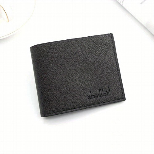 Mens Soft Leather Compact Bifold Wallet