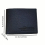 Mens PU Leather Short Wallet Horizontal Money Clip Wallet 3