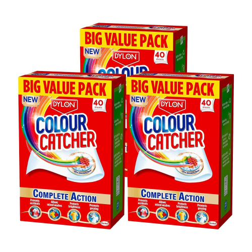 Dylon Dylon Colour Catcher Complete Action Laundry Sheets, 40x3 Sheets 2 PK 2