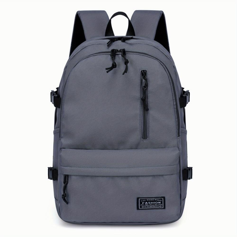 Nylon Notebook Laptop Backpack For Men Large Capacity Travel Work Commuting Backpack Student Bookbag Waterproof Backpack Can Hold 39 62 Cm Computer Grey 885675141124