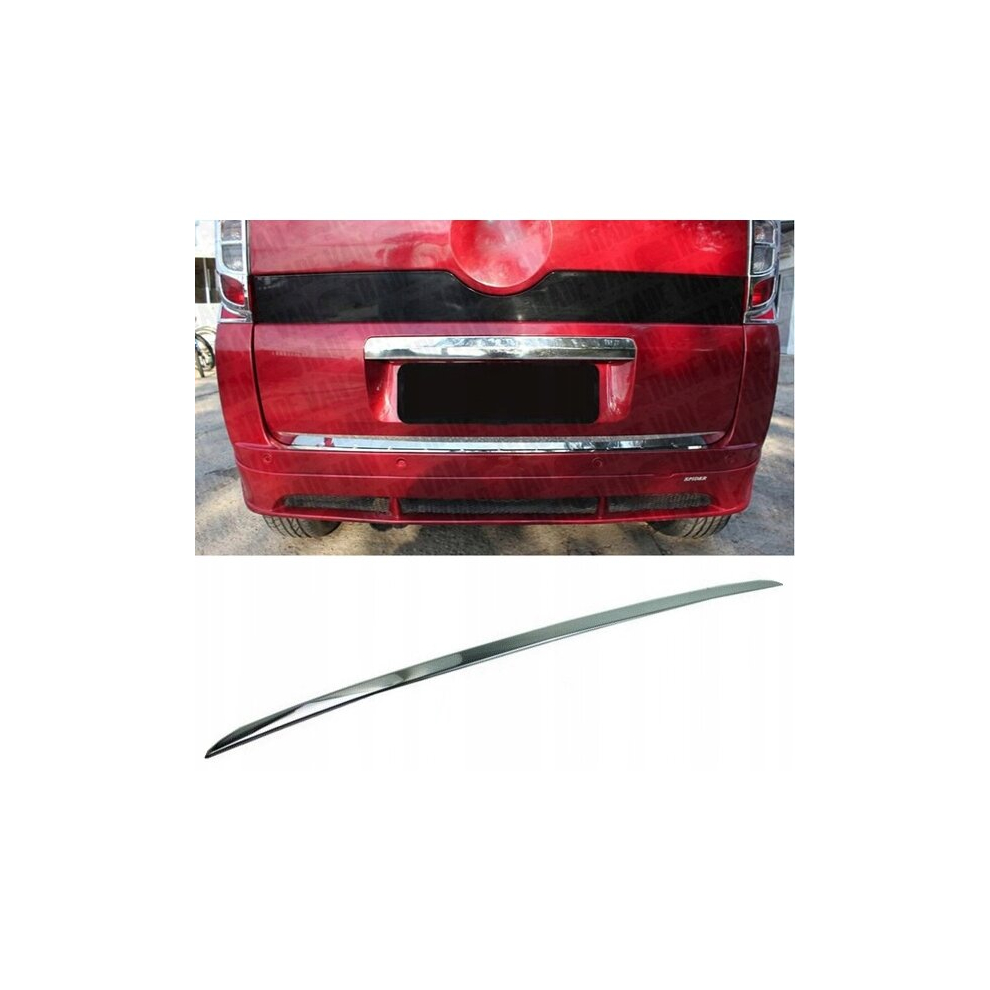Peugeot Bipper Tepee Chrome Trunk Trim - Tailgate Accent - Premium Car Rear Detail - Shine Enhancer 4100504661038