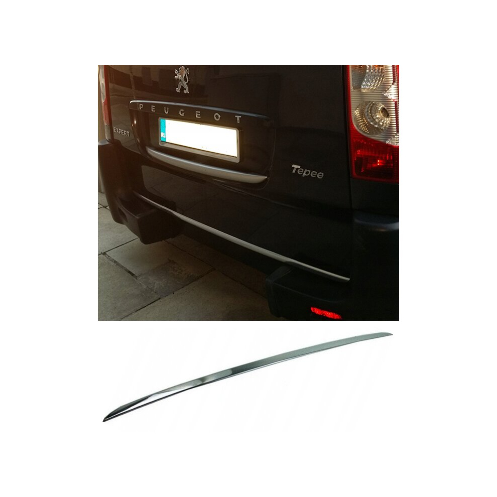Peugeot Expert Tepee Chrome Trunk Trim - Tailgate Accent - Premium Car Rear Detail - Shine Enhancer 4138250067842