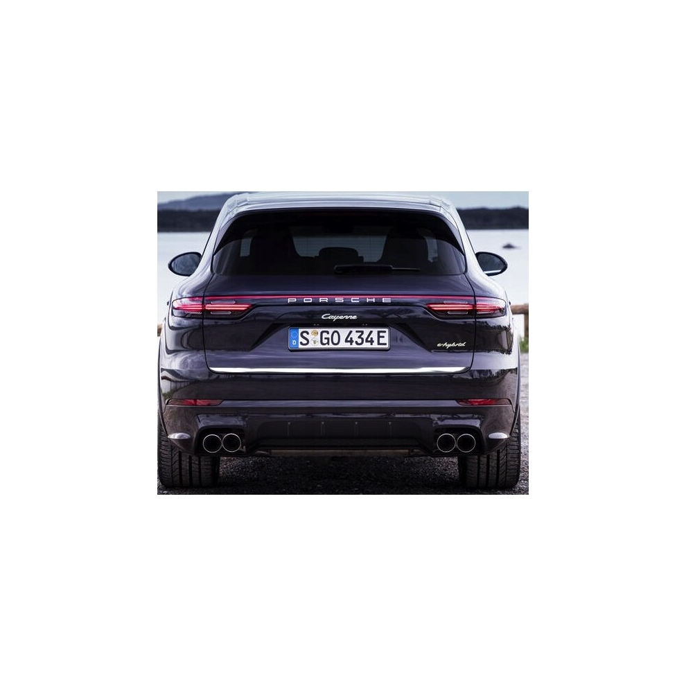 Porsche Cayenne Iii 2017+ Chrome Trunk Trim - Tailgate Accent - Premium Car Rear Detail - Shine Enhancer 4138395499249