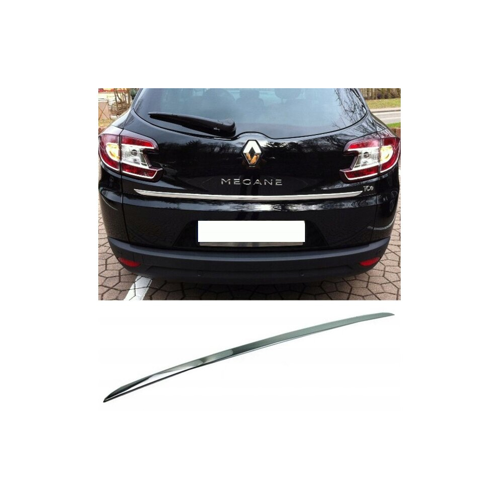 Renault Megane Iii Estate - Chrome Trunk Trim - Tailgate Accent - Premium Car Rear Detail - Shine Enhancer 4104605714877