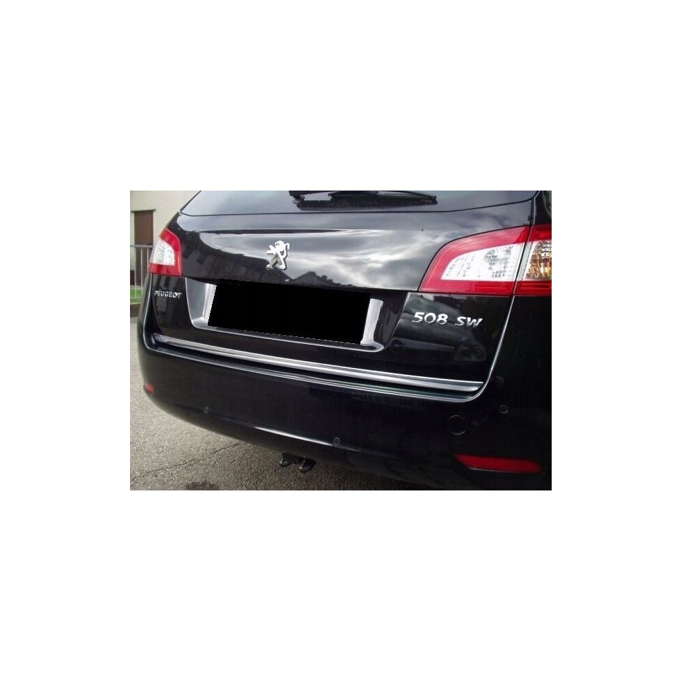 Peugeot 508 Sw Estate Chrome Trunk Trim - Tailgate Accent - Premium Car Rear Detail - Shine Enhancer 4094569772573