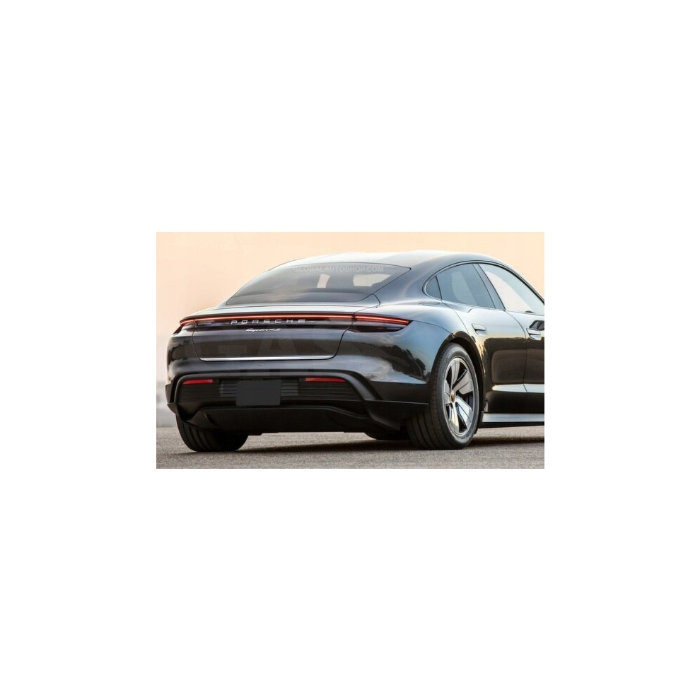 Porsche Taycan - Chrome Trunk Trim - Tailgate Accent - Premium Car Rear Detail - Shine Enhancer 4097755605143