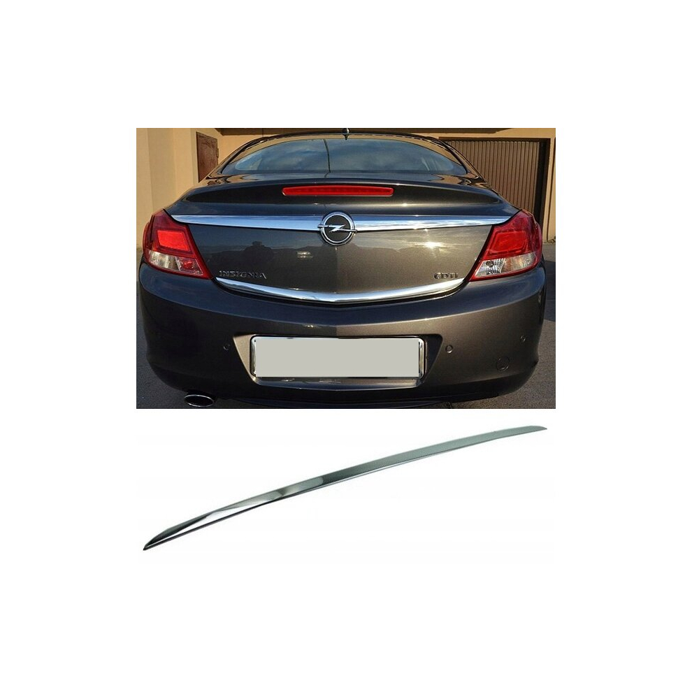 Opel Insignia Hb - Chrome Trunk Trim - Tailgate Accent - Premium Car Rear Detail - Shine Enhancer Tuning 4104857182141