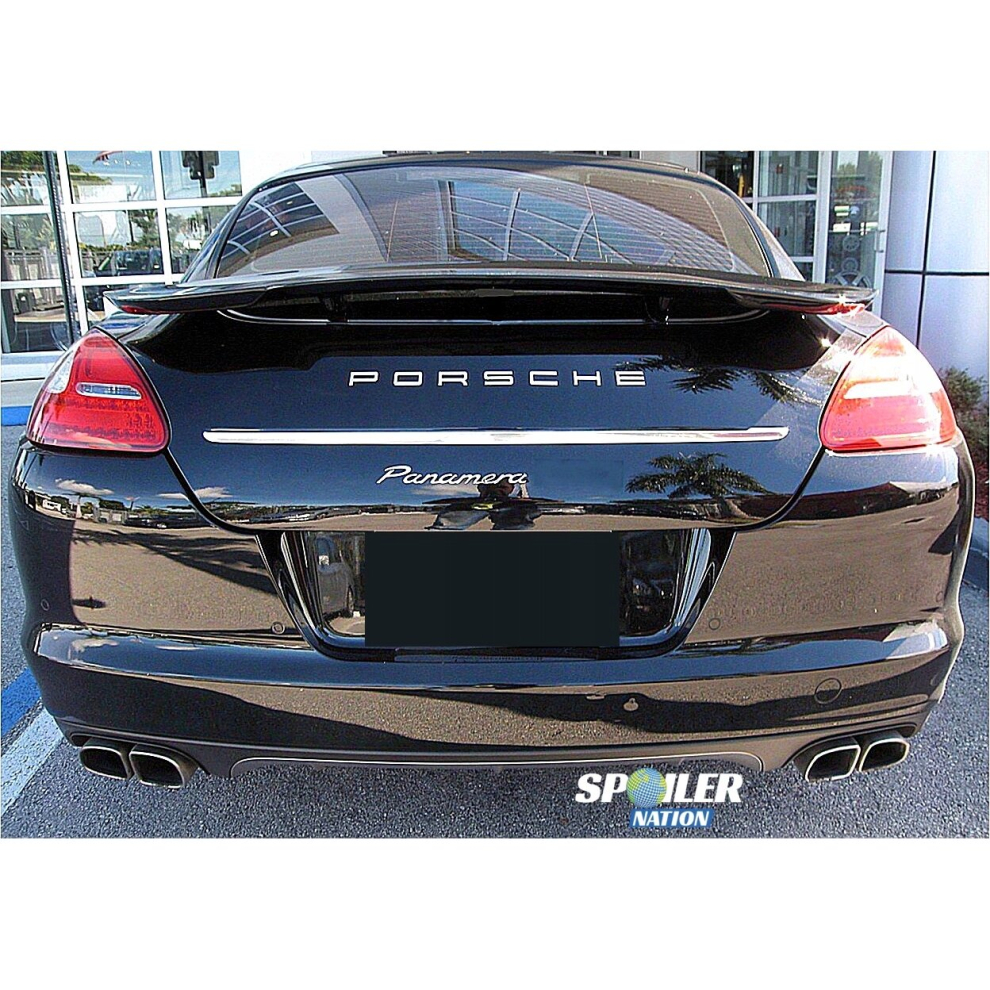 Porsche Panamera - Chrome Trunk Trim - Tailgate Accent - Premium Car Rear Detail - Shine Enhancer 4092179171915
