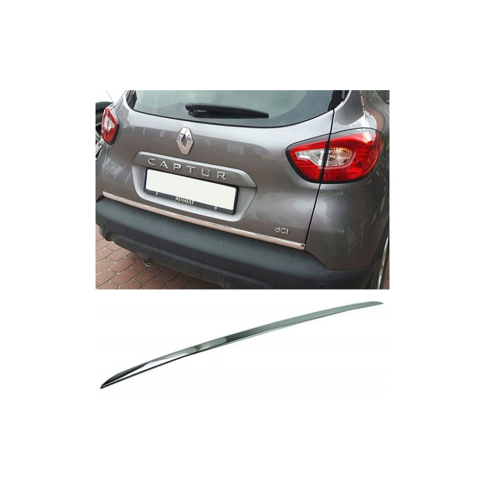 Renault CAPTUR - Chrome Trunk Trim - Tailgate Accent - Premium Car Rear Detail - Shine Enhancer Tuning