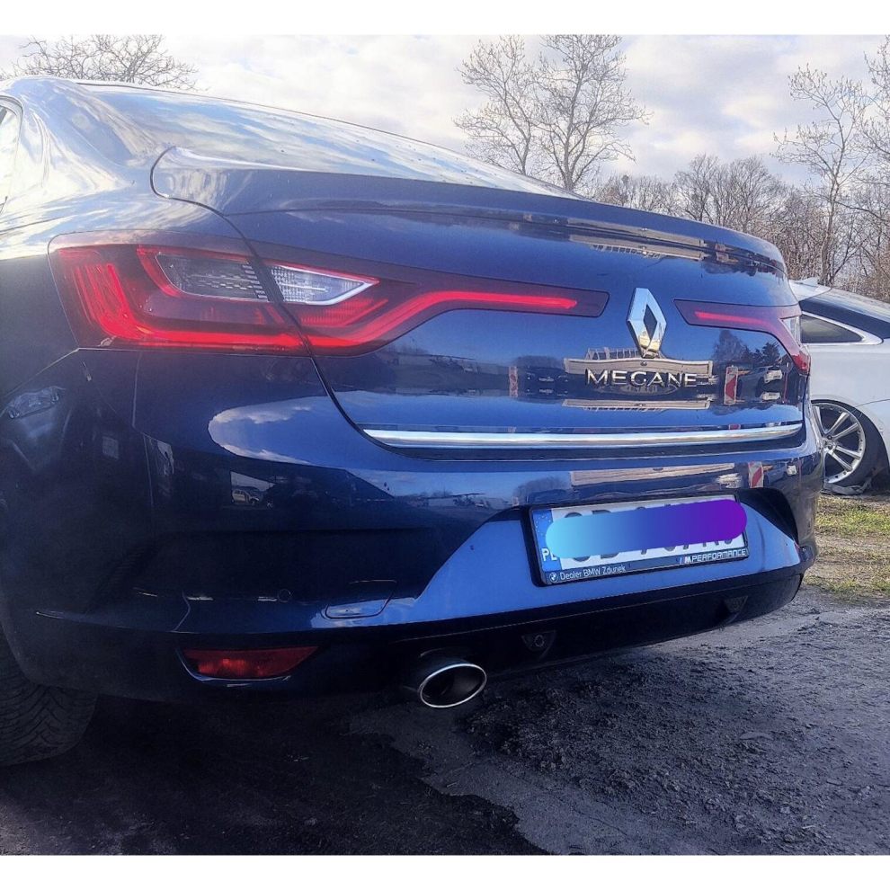 Renault Megane Iv Sed Chrome Trunk Trim - Tailgate Accent - Premium Car Rear Detail - Shine Enhancer 4118137230774