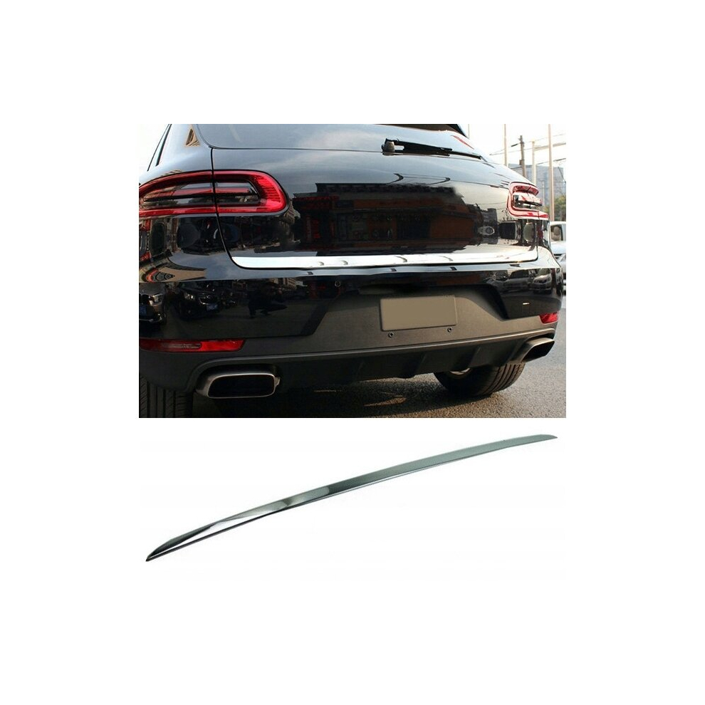Porsche Macan - Chrome Trunk Trim - Tailgate Accent - Premium Car Rear Detail - Shine Enhancer Tuning Na Klapä 4106362175755