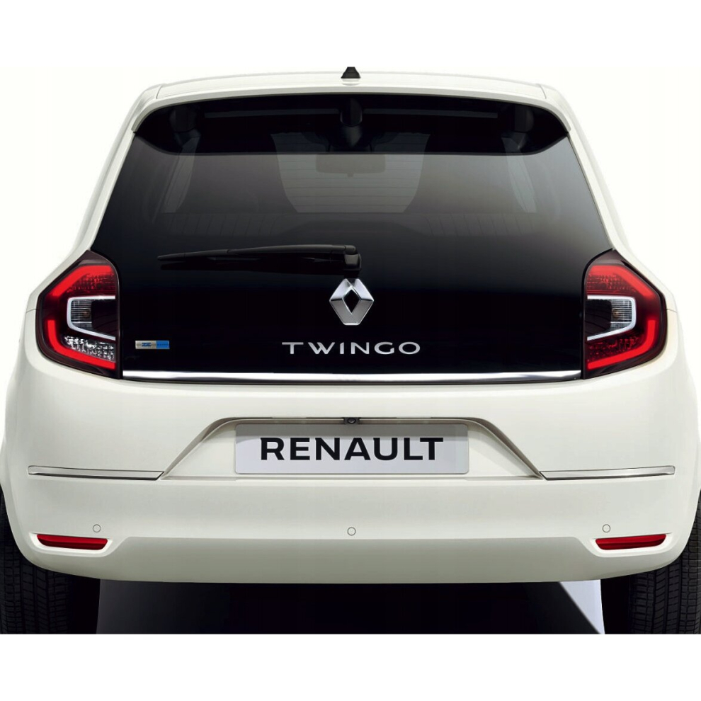 Renault Twingo Mk Iii 2014- Chrome Trunk Trim - Tailgate Accent - Premium Car Rear Detail - Shine Enhancer 4118346546116