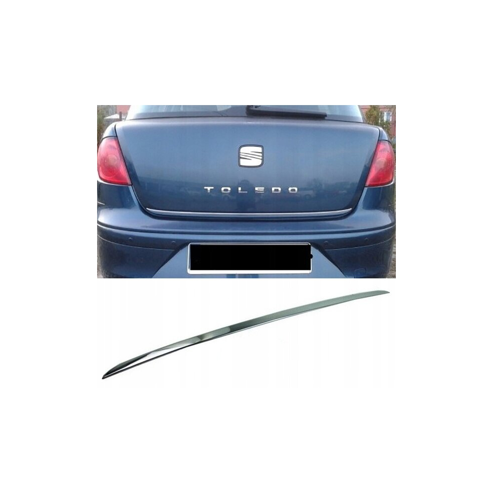 Seat Toledo Iii - Chrome Trunk Trim - Tailgate Accent - Premium Car Rear Detail - Shine Enhancer Tuning Na Klape 4132875375184