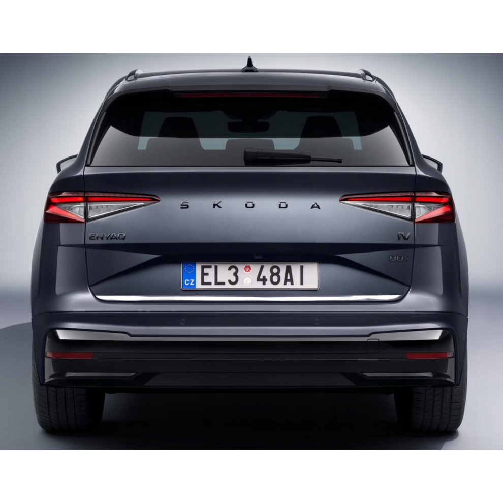 Skoda Enyaq Iv - Chrome Trunk Trim - Tailgate Accent - Premium Car Rear Detail - Shine Enhancer 4134843928941