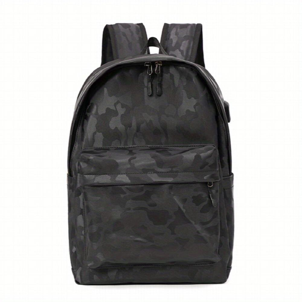 Mens Laptop Backpack With USB Charging Port Large Capacity Travel Backpack Student Schoolbag-image-OPC-PCYC5W2-NEW