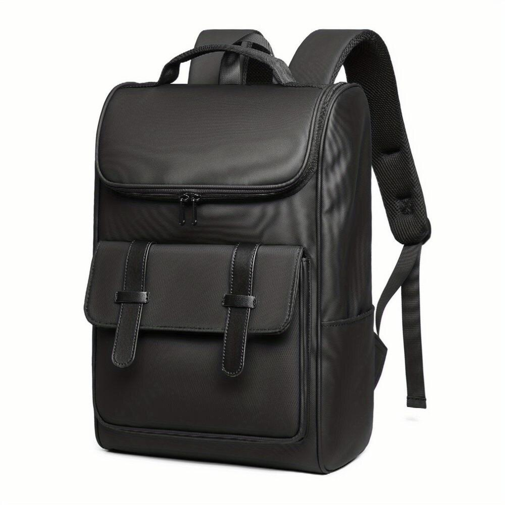 Mens 39 Laptop Backpack Large Capacity Waterproof Travel Backpack Work School Backpack Black 885675145702