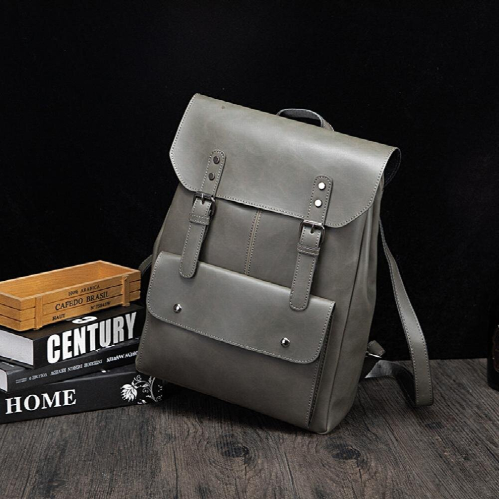 Casual Solid Backpack