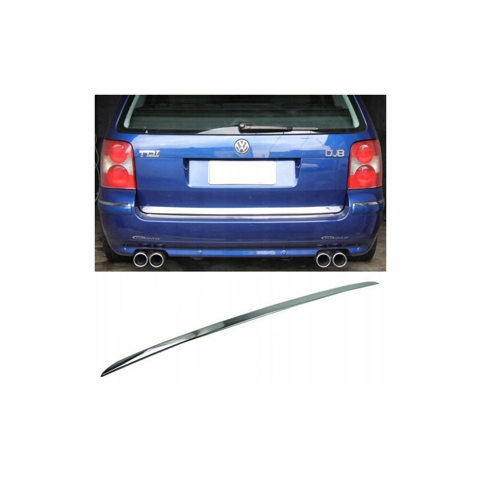 Vw Passat B5 Estate - Chrome Trunk Trim - Tailgate Accent - Premium Car Rear Detail - Shine Enhancer Tuning 4107991710027