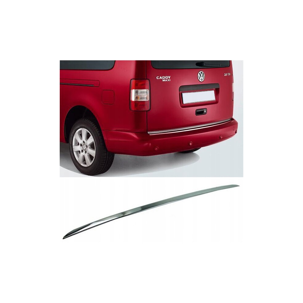Vw Volkswagen Caddy Maxi - Chrome Trunk Trim - Tailgate Accent - Premium Car Rear Detail - Shine Enhancer 4107799750713