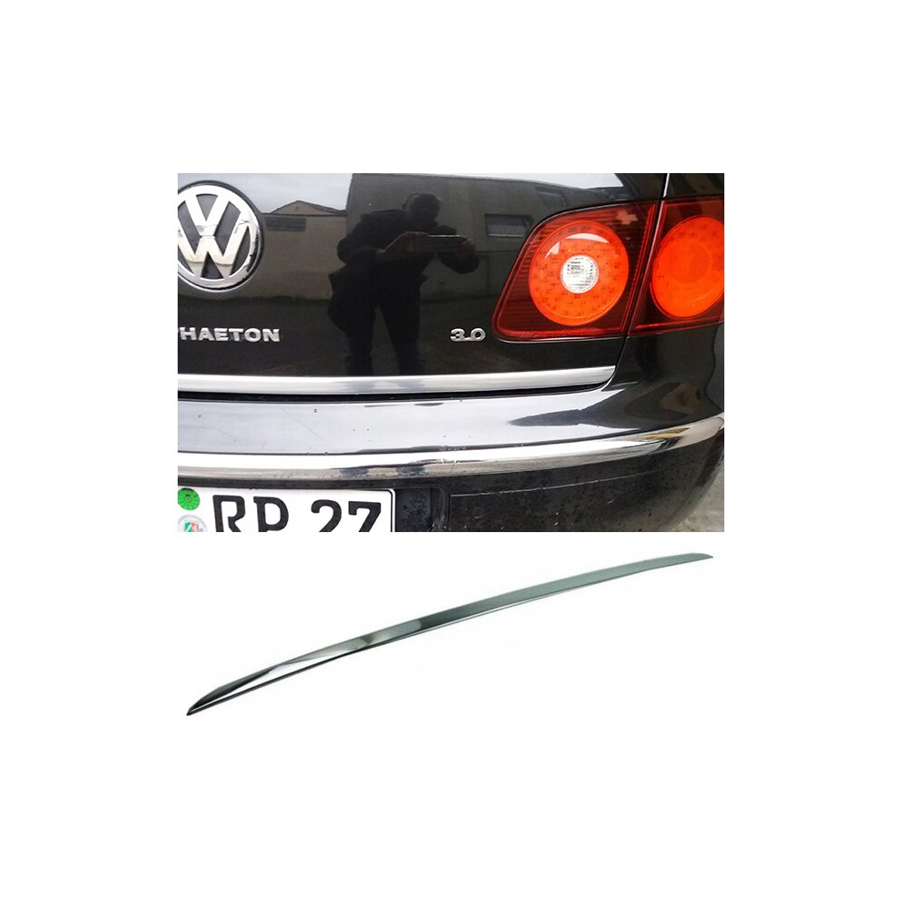 Vw Phaeton - Chrome Trunk Trim - Tailgate Accent - Premium Car Rear Detail - Shine Enhancer Tuning 4106480540114