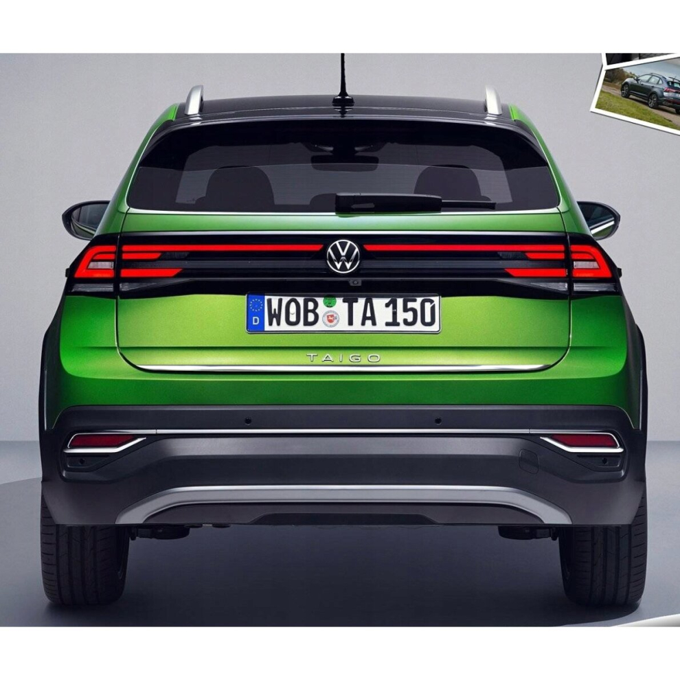 Vw Volkswagen Taigo - Chrome Trunk Trim - Tailgate Accent - Premium Car Rear Detail - Shine Enhancer 4137424203925