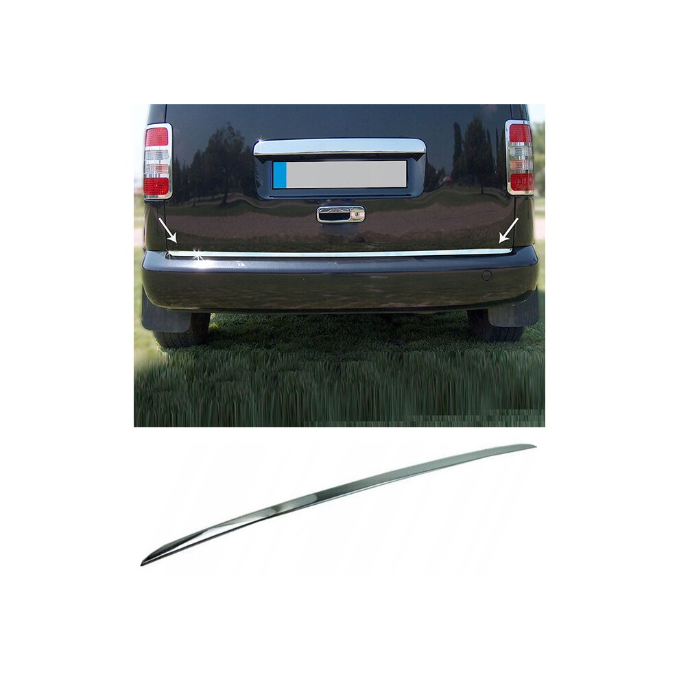 Vw Volkswagen Caddy Iii - Chrome Trunk Trim - Tailgate Accent - Premium Car Rear Detail - Shine Enhancer 4102569301157
