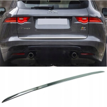 Jaguar F-Pace SUV - Chrome Trunk Trim - Tailgate Accent - Premium Car Rear Detail - Shine Enhancer .