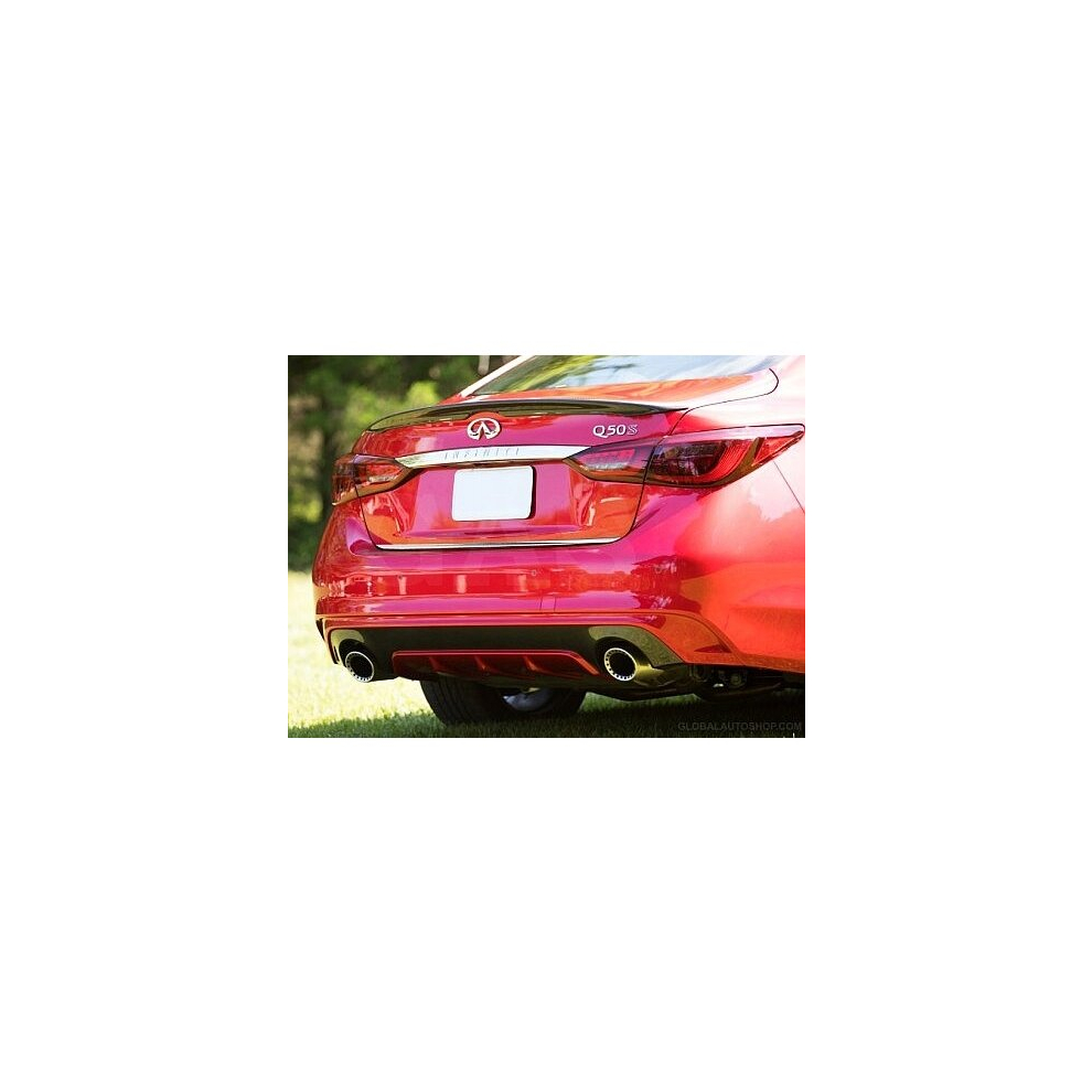 Infiniti Q50 - Chrome Trunk Trim - Tailgate Accent - Premium Car Rear Detail - Shine Enhancer 4111226338801