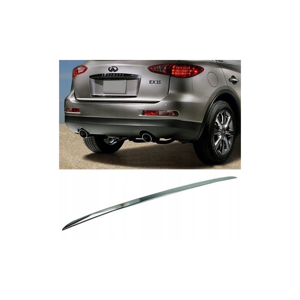 Infiniti Ex - Chrome Trunk Trim - Tailgate Accent - Premium Car Rear Detail - Shine Enhancer 4109236561036