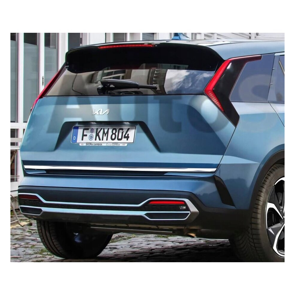 Kia Niro Ii - Chrome Trunk Trim - Tailgate Accent - Premium Car Rear Detail - Shine Enhancer 4130238773783