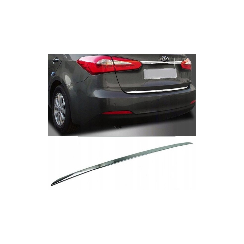 Kia Rio Iii 3 Saloon Chrome Trunk Trim - Tailgate Accent - Premium Car Rear Detail - Shine Enhancer 4090205320559