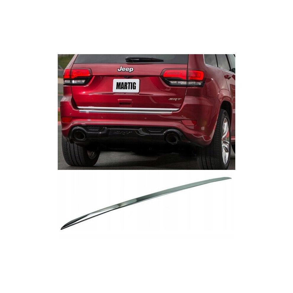 Jeep Grand Cherokee Iv - Chrome Trunk Trim - Tailgate Accent - Premium Car Rear Detail - Shine Enhancer Tuning 4153965778395