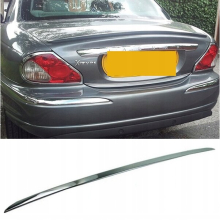 JAGUAR X-TYPE - Chrome Trunk Trim - Tailgate Accent - Premium Car Rear Detail - Shine Enhancer