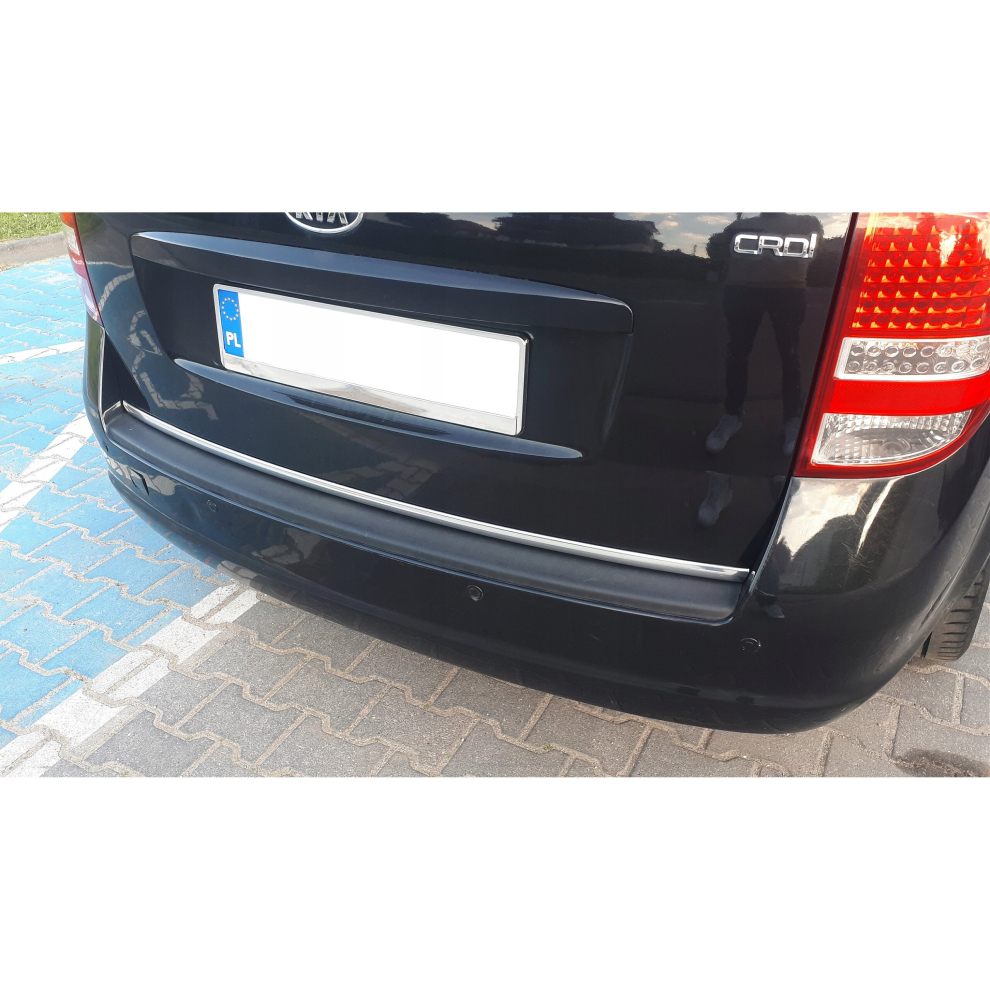 KIA Cee'd I Estate SW Chrome Trunk Trim - Tailgate Accent - Premium Car Rear Detail - Shine Enhancer Tuning Chromowana