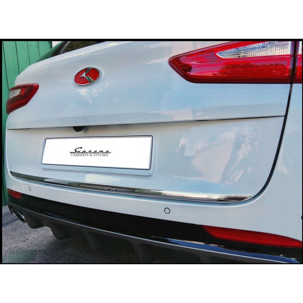 Kia Optima Estate - Chrome Trunk Trim - Tailgate Accent - Premium Car Rear Detail - Shine Enhancer 4094756657171