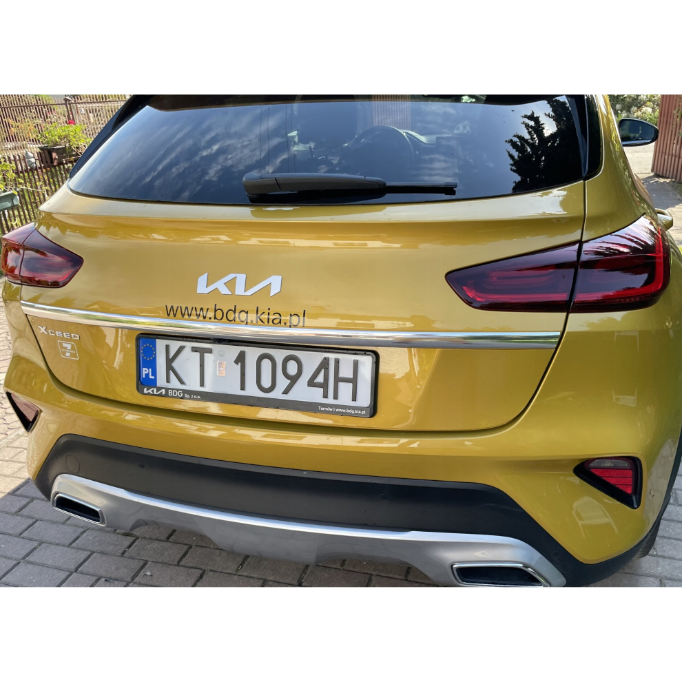 Kia Xceed - Chrome Trunk Trim - Tailgate Accent - Premium Car Rear Detail - Shine Enhancer . 4133360501828